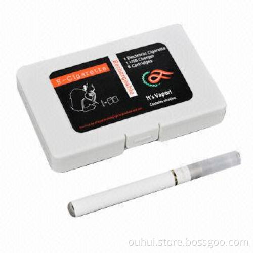 150mAh E-cigarette with 8 Smoke Bombs and 2- to 3-hour Each Charging Time